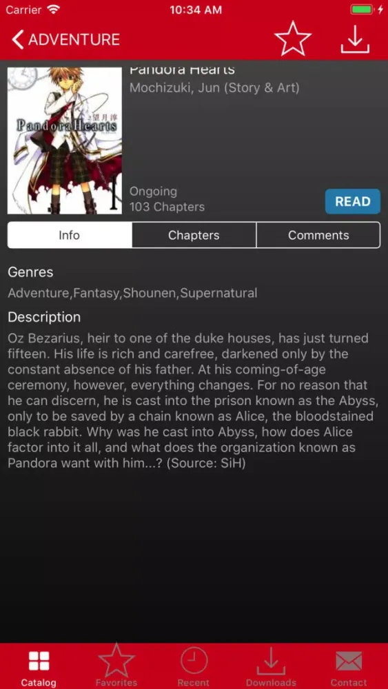 Manga reader - Zingbox storm Screenshots