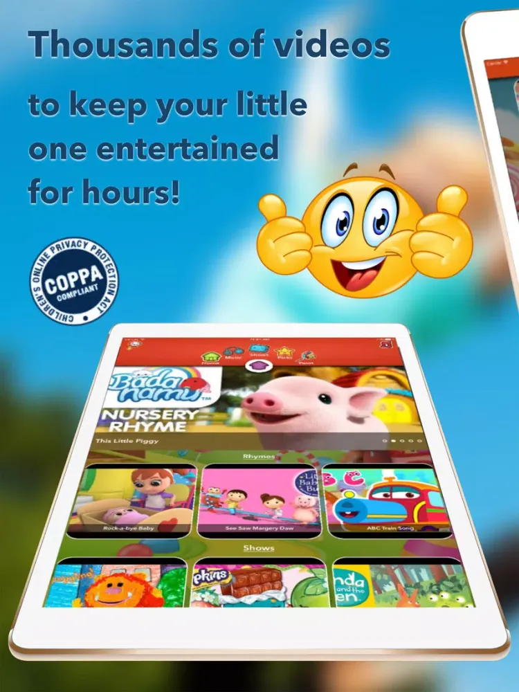 Capturas de tela do Nursery Rhymes : Music, Shows, Songs for Kids iPad 