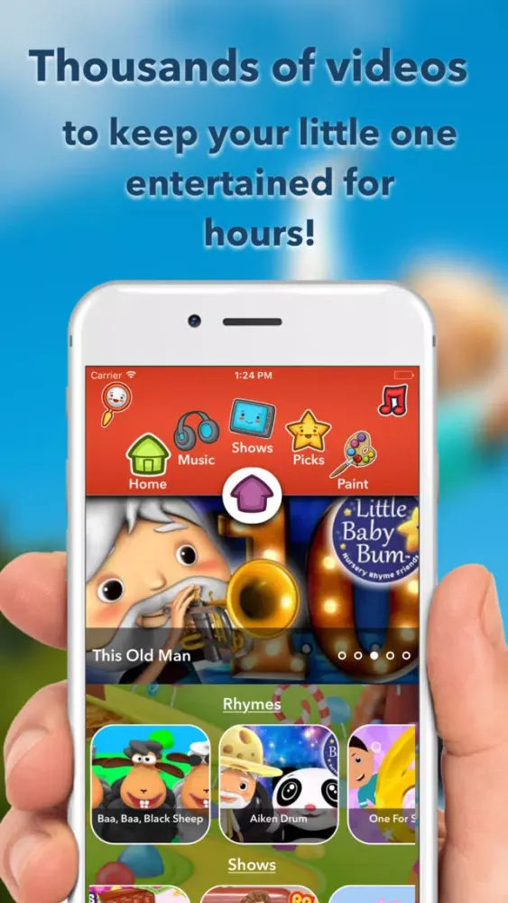 Capturas de tela do Nursery Rhymes : Music, Shows, Songs for Kids
