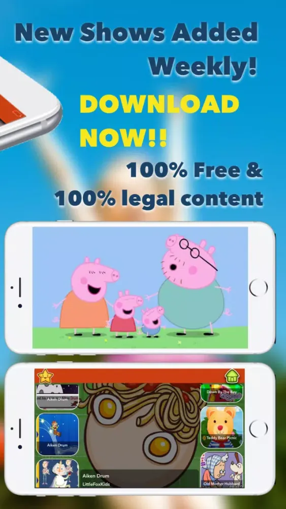 Capturas de tela do Nursery Rhymes : Music, Shows, Songs for Kids