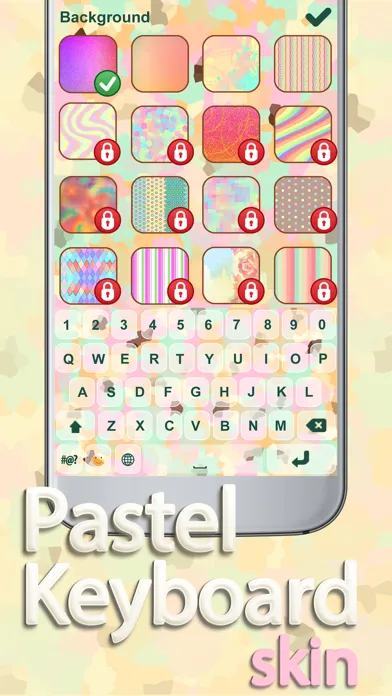 Best Free Pastel Color Keyboard – Design and Custom.ize Brand New Fashionable iPhone Look应用截图
