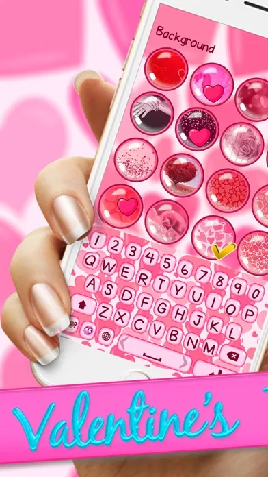 Zrzuty ekranu Valentine's Day Keyboards – Free Love Theme.s