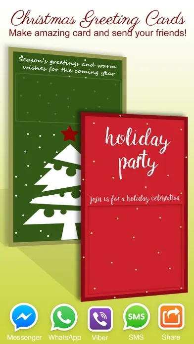Christmas Holiday Greeting and Invitation Card.s应用截图