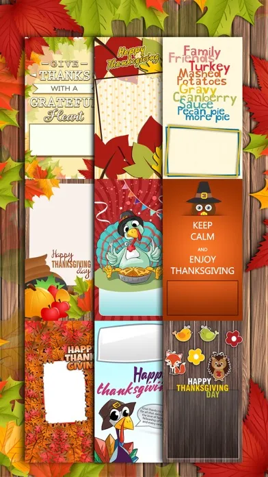 Thanksgiving Invitations and Greeting Card.s स्क्रीनशॉट