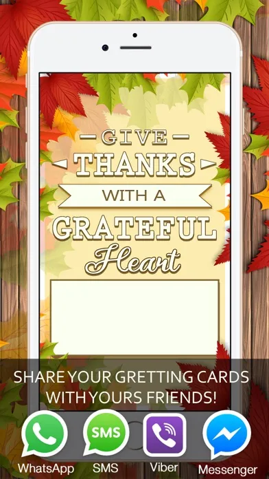 Thanksgiving Invitations and Greeting Card.s स्क्रीनशॉट