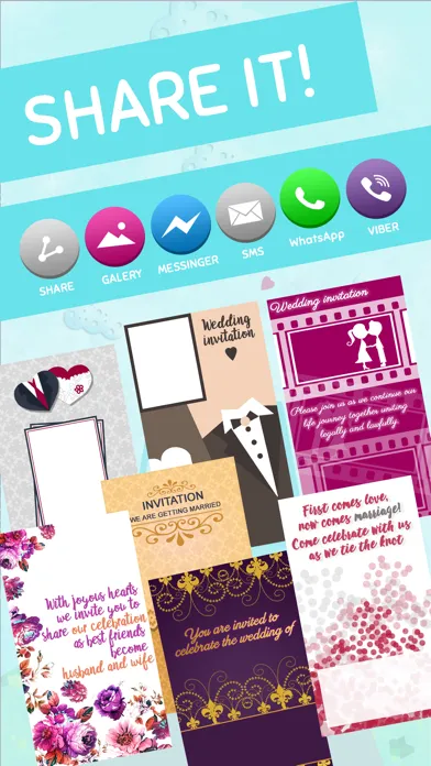 ภาพหน้าจอของ Wedding Invitations Maker – Create The Best Free Invitation Design.s For Special Occasion