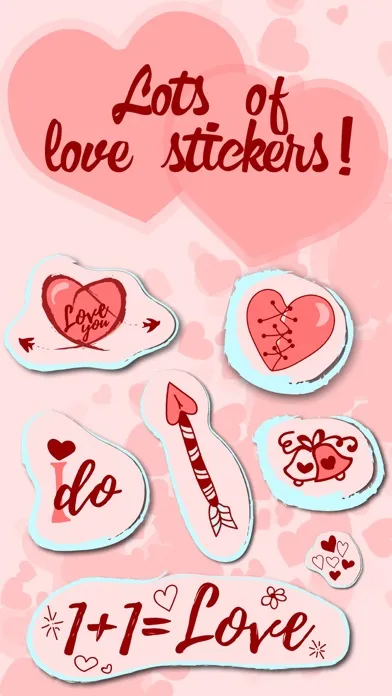 ภาพหน้าจอของ Love Stickers – Fun Text.ing for iMessage