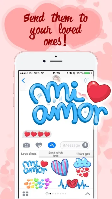ภาพหน้าจอของ Love Stickers – Fun Text.ing for iMessage