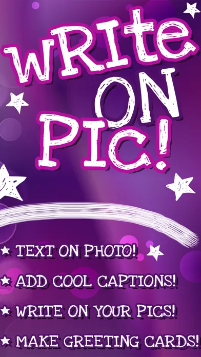 Zrzuty ekranu Write on Pics Free Photo Studio Editor – Add Text and Caption.s over your Favorite Picture.s
