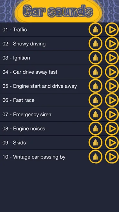 Car Sounds and Noises – Free Ringtones And Notification Alert.s For iPhone سکرین شاٹس