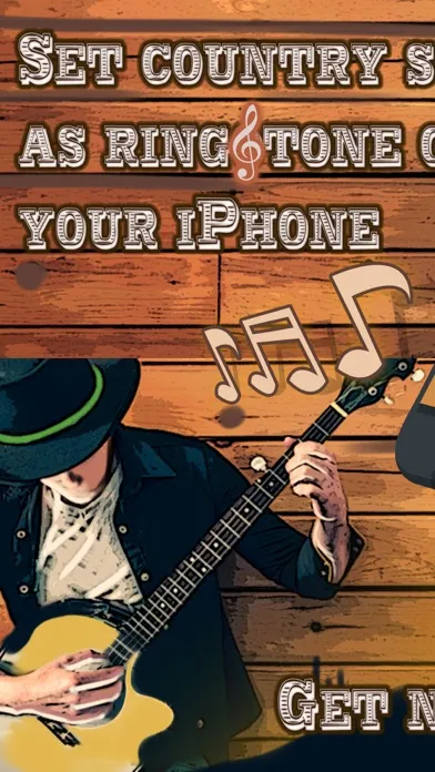 Tangkapan skrin Country Music Ringtones – Sounds, Noise.s and Melodies for iPhone