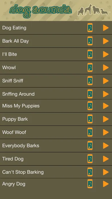 Dog Ringtones – Free Melodies and Sounds for iPhone Screenshots