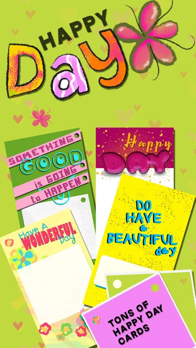 Capturas de pantalla de Greeting Cards Maker - Create 'Have a Nice Day' eCards and Invitation.s