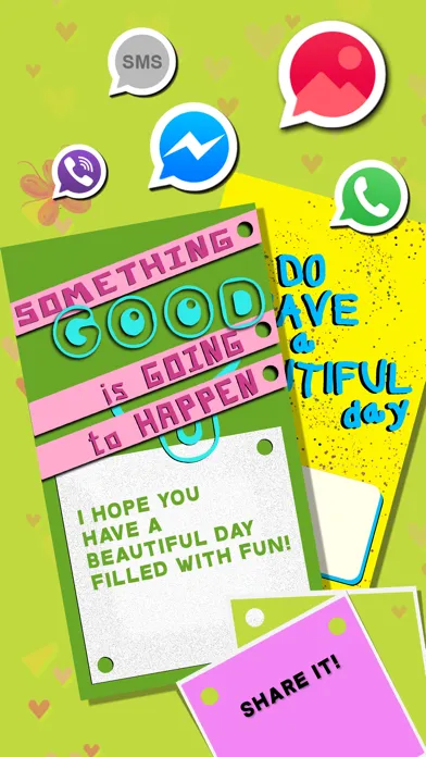 Capturas de pantalla de Greeting Cards Maker - Create 'Have a Nice Day' eCards and Invitation.s