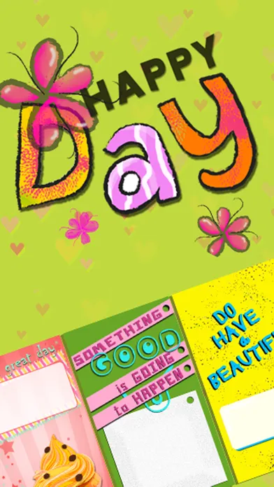 Capturas de pantalla de Greeting Cards Maker - Create 'Have a Nice Day' eCards and Invitation.s