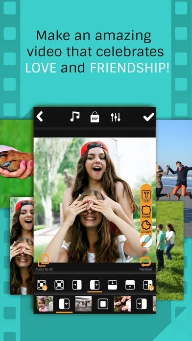Friends Slideshow Maker – Create Pro Free Video.s 스크린샷
