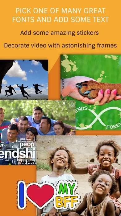 Friends Slideshow Maker – Create Pro Free Video.s 스크린샷