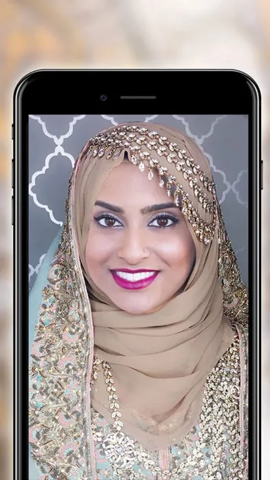 Captures d'écran de Wedding Hijab Photo Montage - Free Face Decorator
