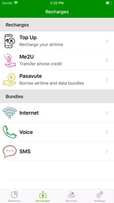 ภาพหน้าจอของ TNM Smart App