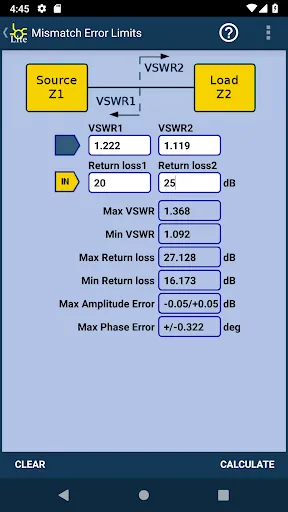 RF & Microwave Toolbox lite سکرین شاٹس