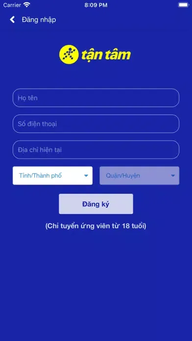 ภาพหน้าจอของ Tận Tâm Shipper
