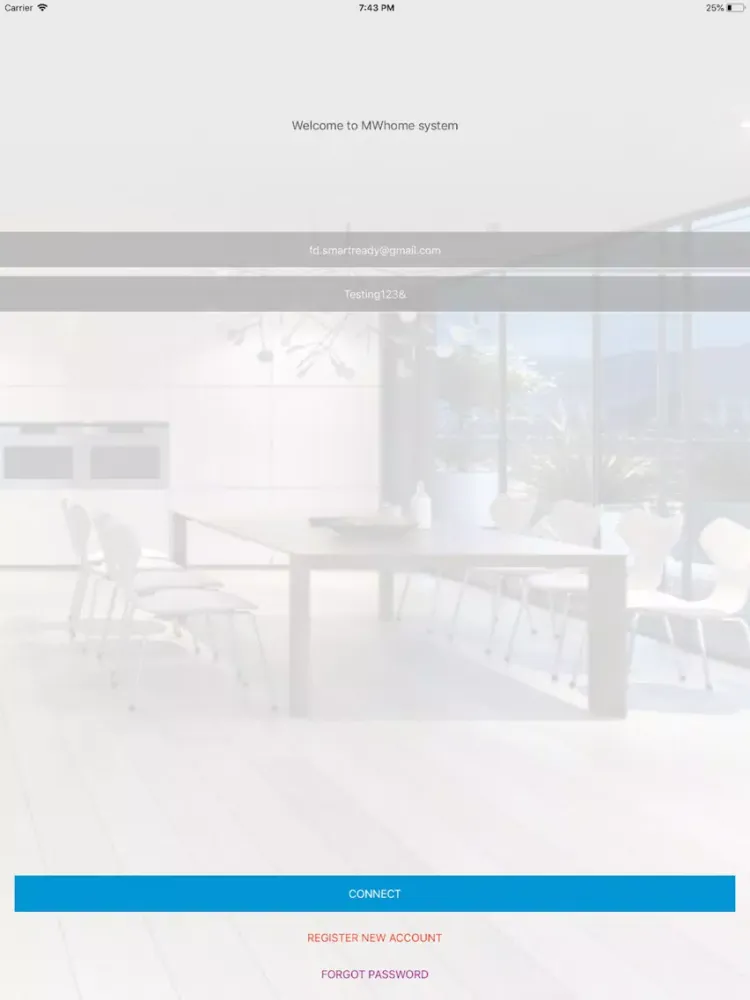 Скриншоты MWhome iPad 