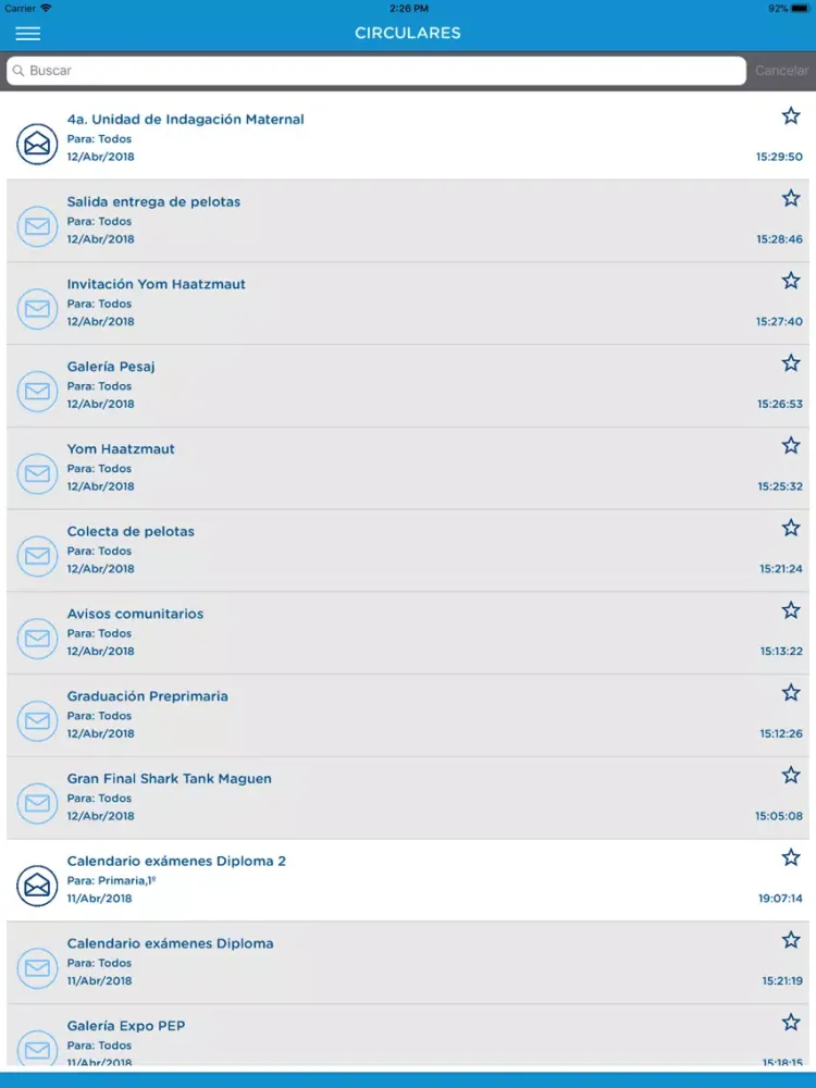 Zrzuty ekranu CHMD iPad 