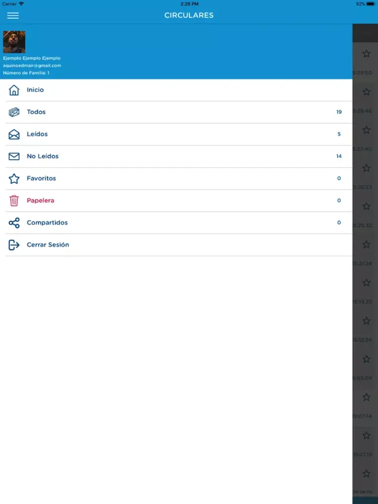 Zrzuty ekranu CHMD iPad 