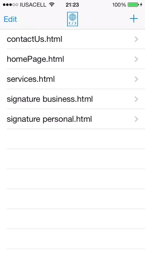 Webpages سکرین شاٹس