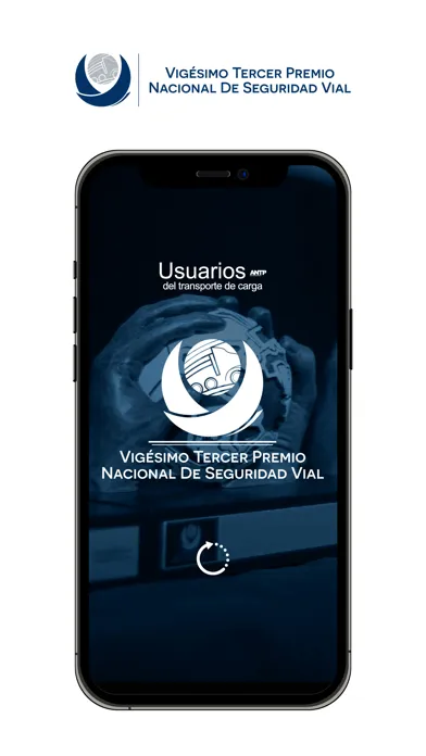 Capturas de tela do ANTP, Premio de Seguridad Vial
