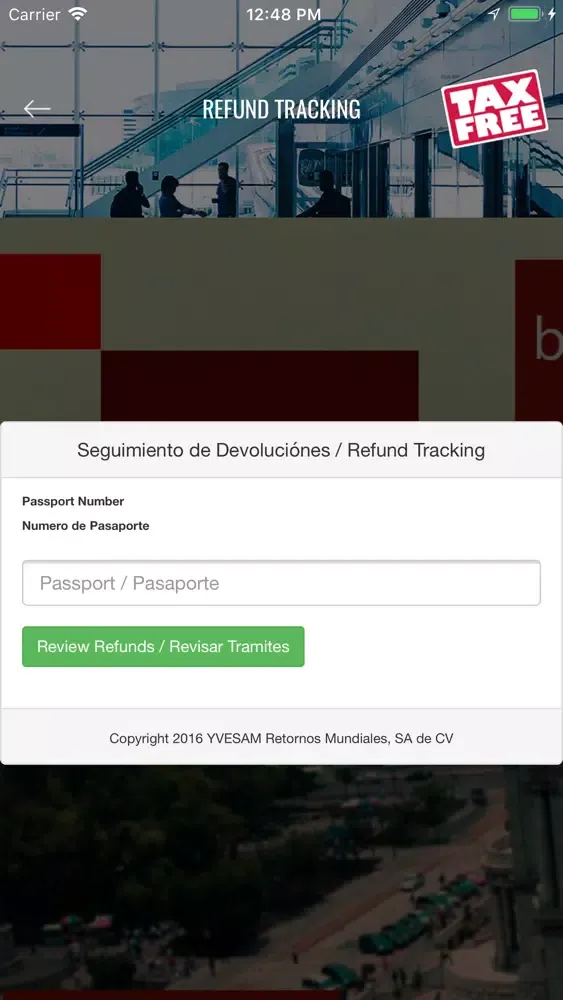 Captures d'écran de Club TaxFree Mexico