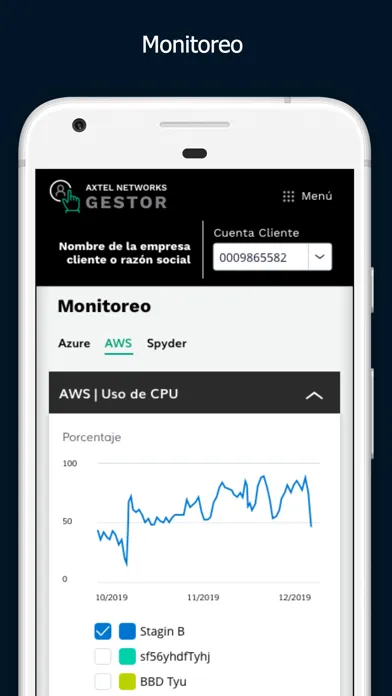 Capturas de pantalla de Axtel Networks Gestor
