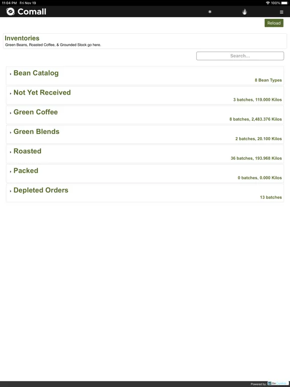 Comall Coffee Roasting iPad  Ekran Görüntüleri