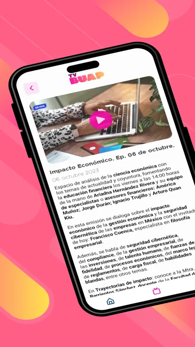 Tangkapan layar TV BUAP