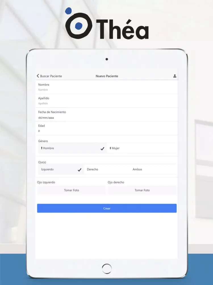 Tangkapan skrin Théa Encuestas iPad 