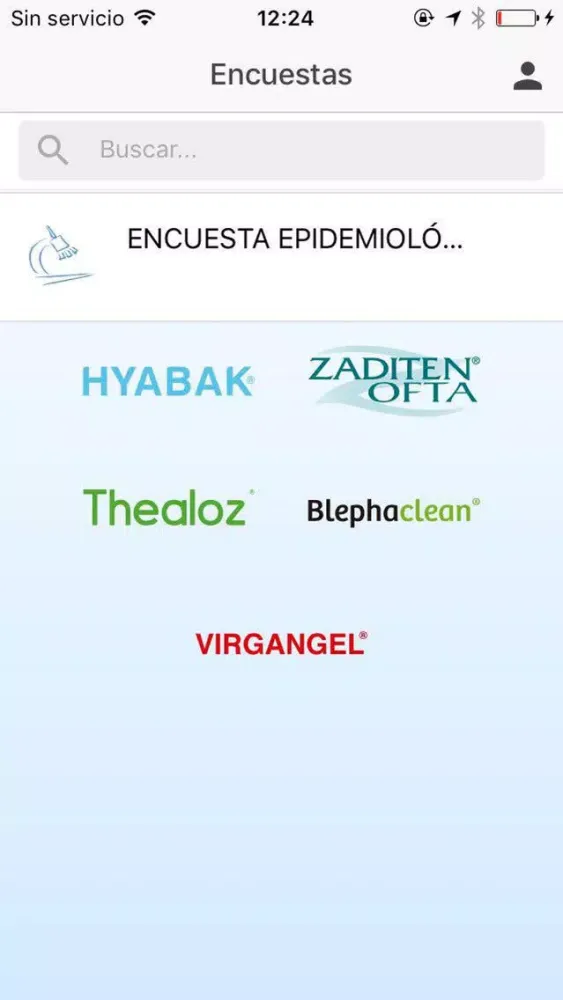 Tangkapan skrin Théa Encuestas