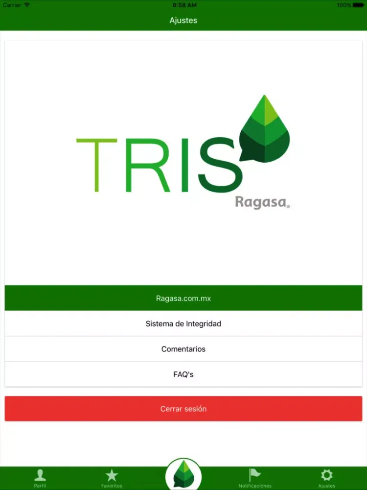 TRIS iPad 应用截图
