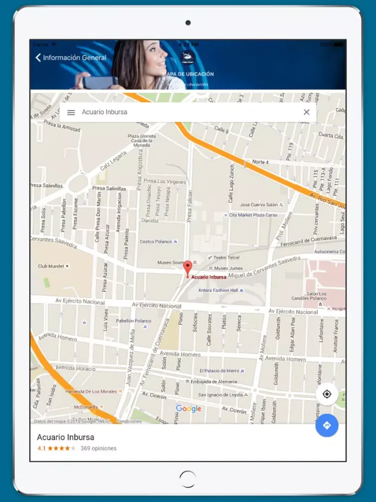 Acuario Inbursa iPad  Screenshots