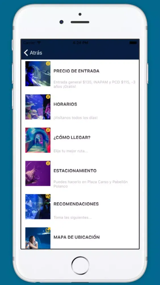 Acuario Inbursa Screenshots