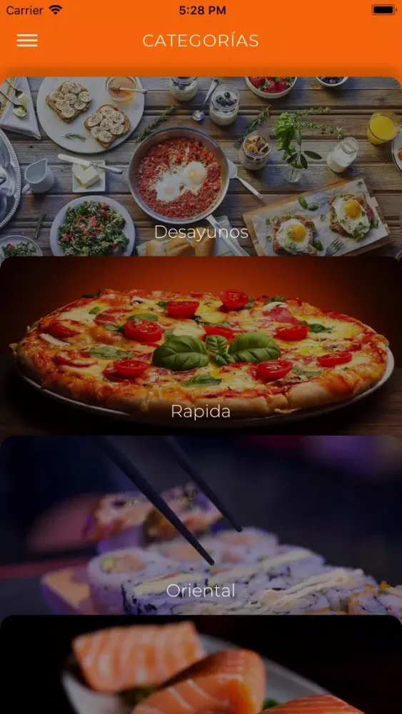 Capturas de pantalla de A La Orden servicioadomicilio
