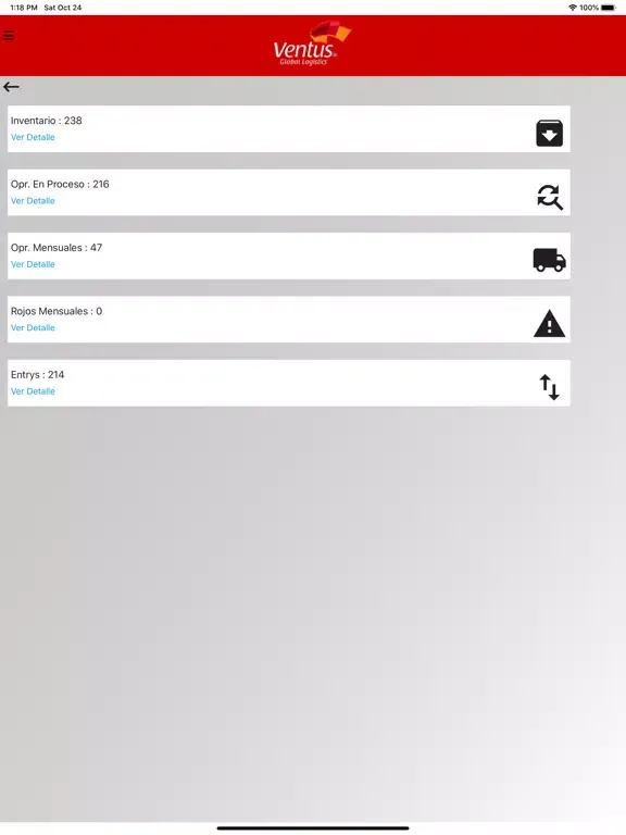 Capturas de pantalla de Ventus Track iPad 