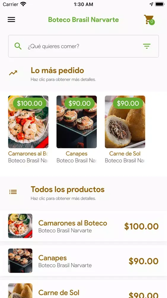Tangkapan layar Boteco Brasil