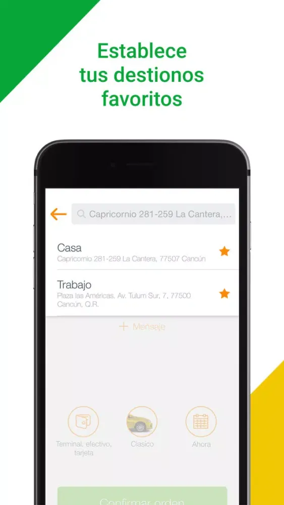 Capturas de tela do Taxi Cancun: transport in QROO