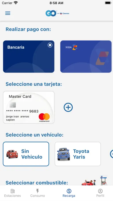 Screenshot di Chevron GO