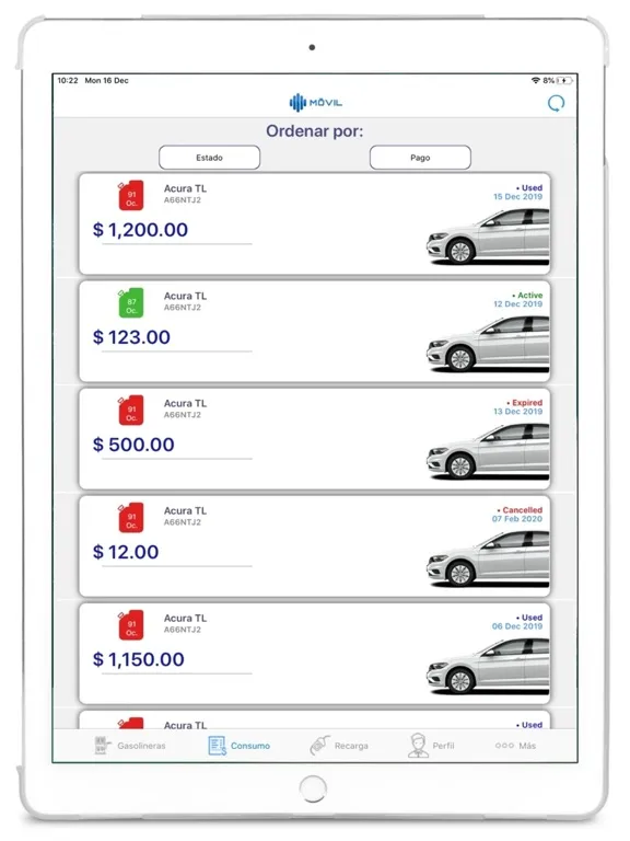 EFT Móvil iPad  سکرین شاٹس
