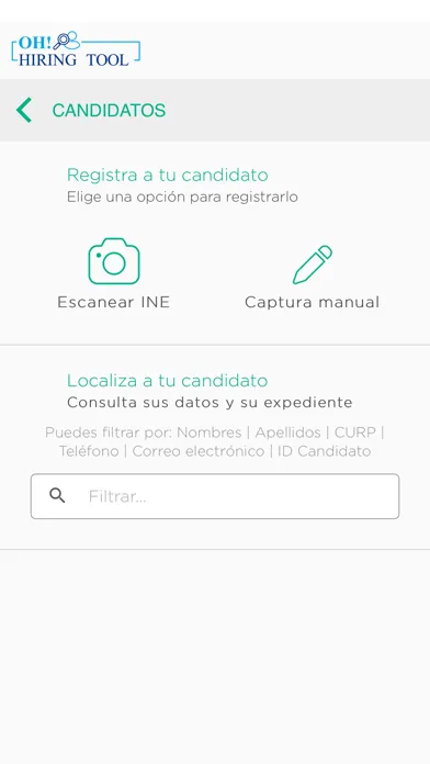 OH Hiring Tool應用截圖