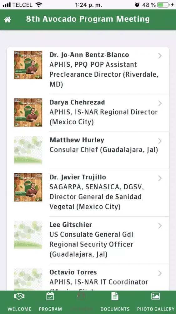 Captures d'écran de 8th Avocado Program Meeting