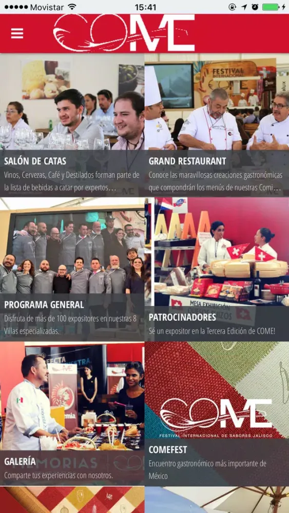 COME Festival Internacional de Sabores Screenshots