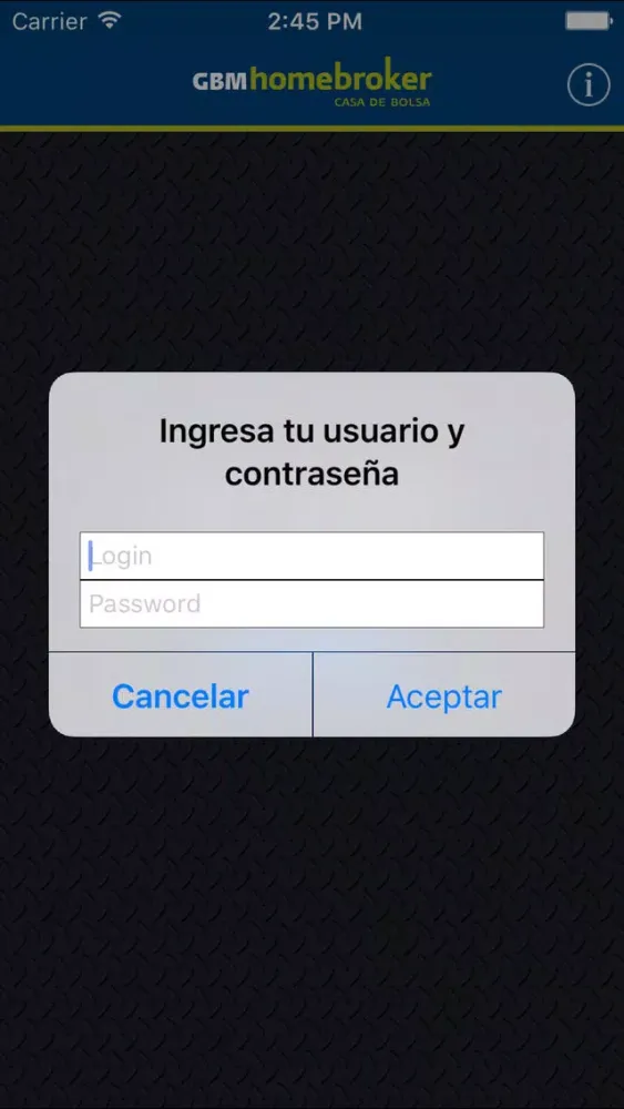 Capturas de pantalla de GBM SoftToken