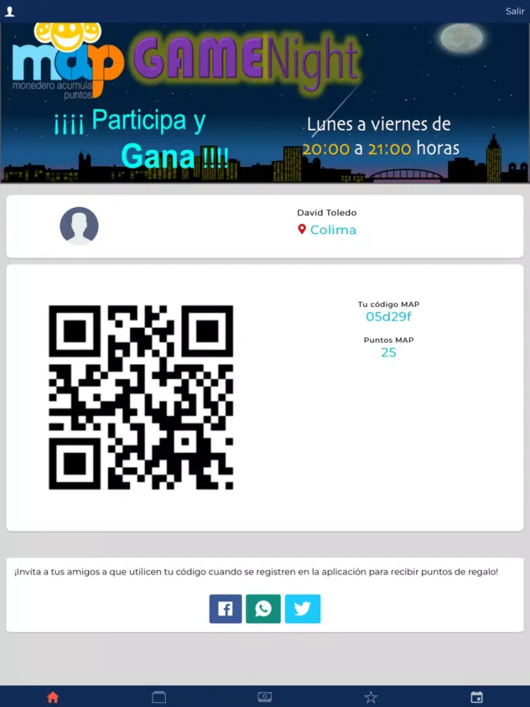 Zrzuty ekranu Map Monedero Acumula Puntos iPad 